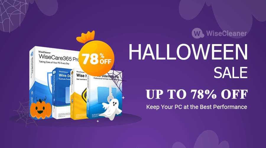 WiseCleaner Halloween Sale Up to 78 OFF & Free Gifts.