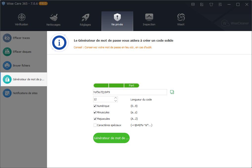 WiseCare365-Vieprivee-Generateurdemotdepasse