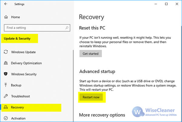 MBR2GPT Advance Startup