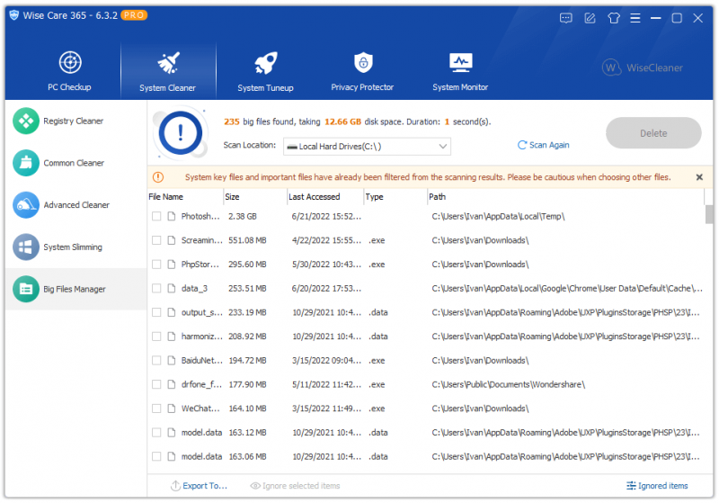 how-to-clear-large-files-on-the-disk