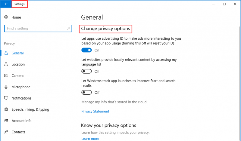 Improving Your Privacy Settings in Windows 10