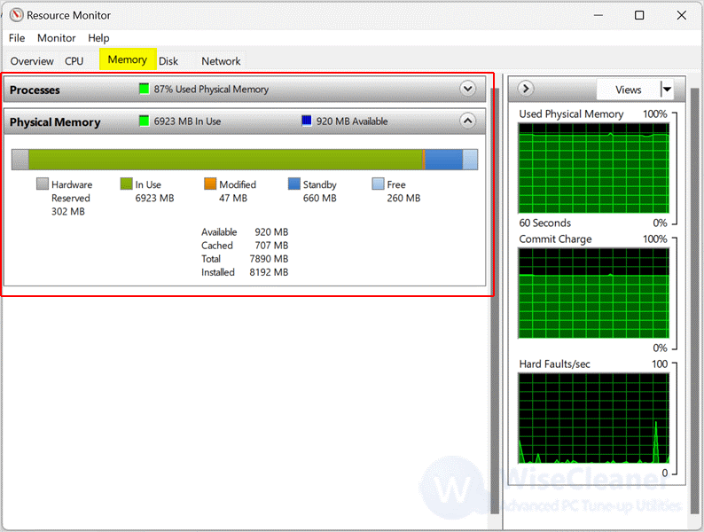 How much memory clearance do i have left