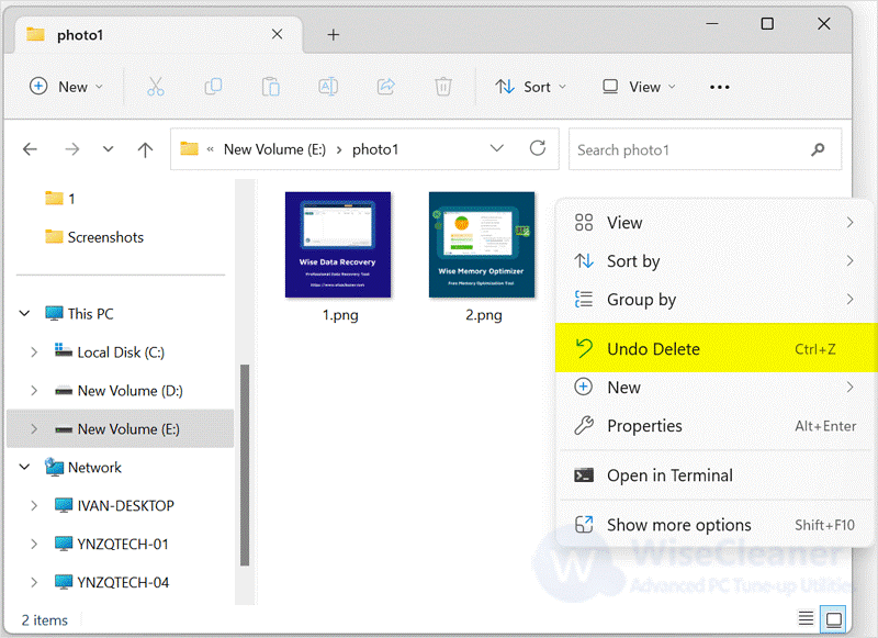 Undo for Google Drive