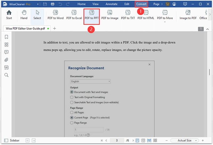 how to insert pdf into powerpoint presentation