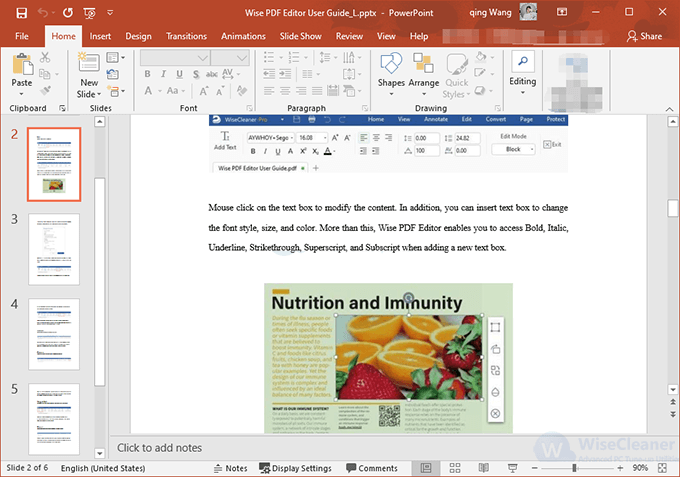 how to insert pdf into powerpoint presentation