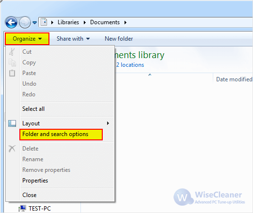 Win7-folder-search-option