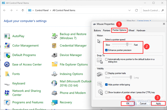 Drag the slider under Motion to the right to increase the touchpad sensitivity.