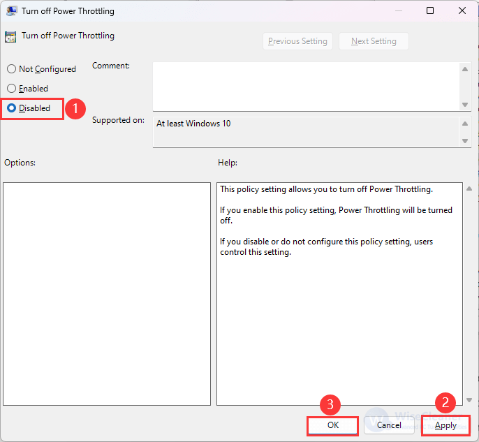 How to Enable or Disable Power Throttling on Windows 11